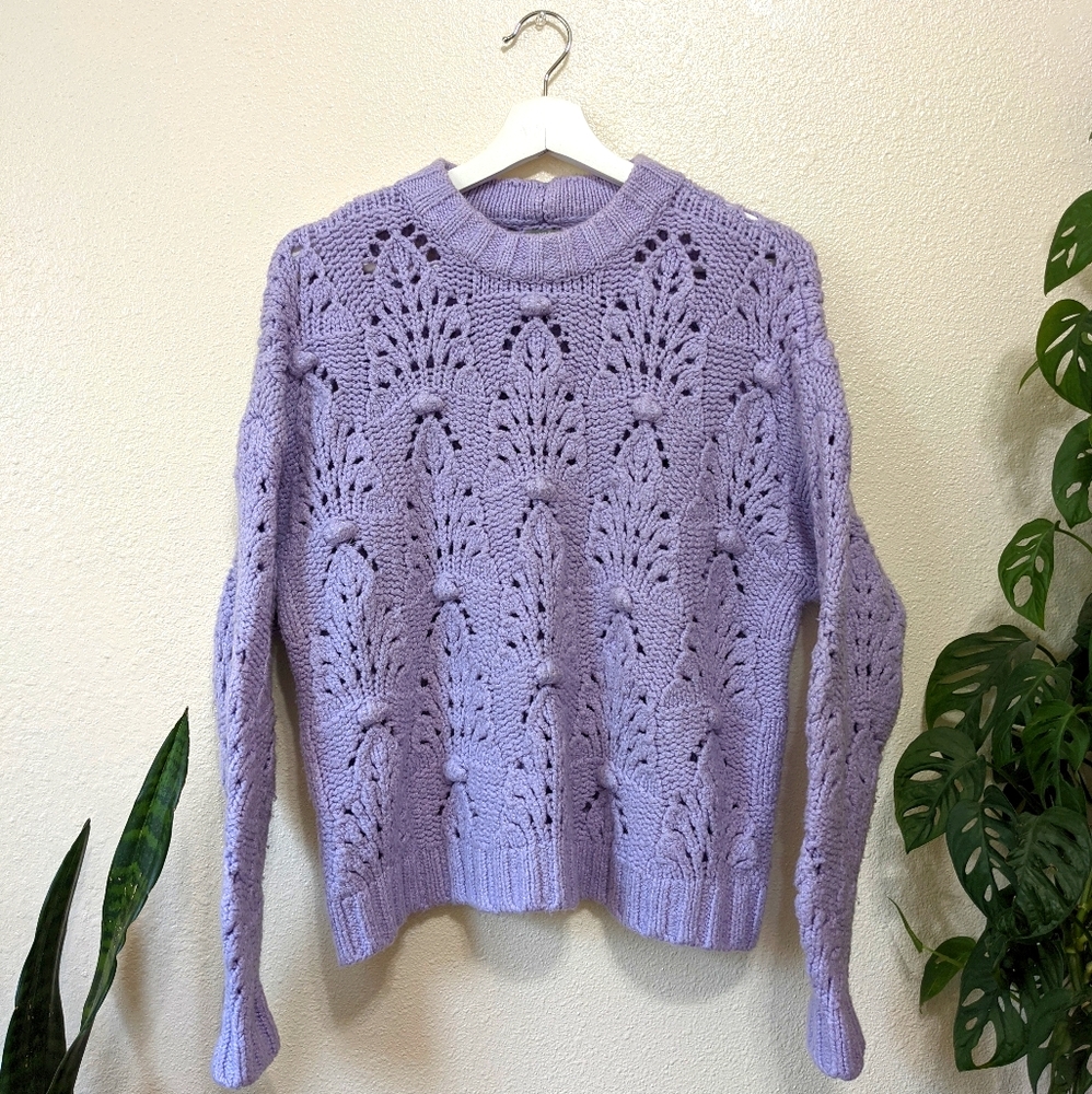 Oversized Purple Sweater